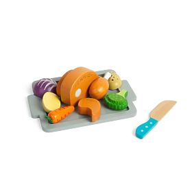 Bigjigs Toys Roast Chicken with Vegetables Set, Bigjigs Toys