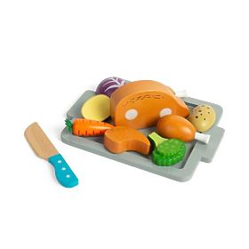 Bigjigs Toys Roast Chicken with Vegetables Set
