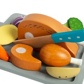 Bigjigs Toys Roast Chicken with Vegetables Set