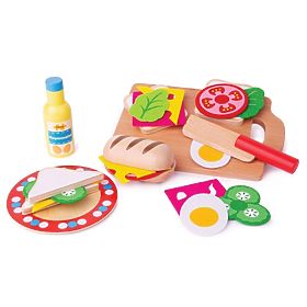 Bigjigs Toys Sandwich Set, Bigjigs Toys