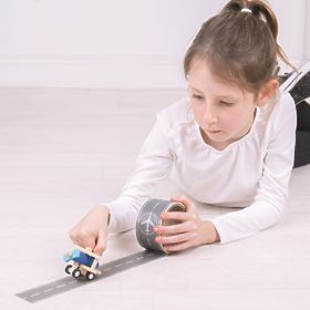 Bigjigs Toys Tape runway with airplane