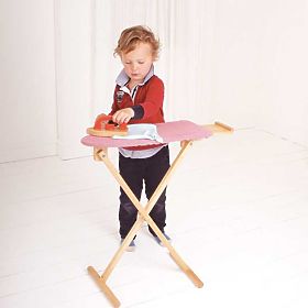 Bigjigs Toys Wooden Ironing Board with Iron