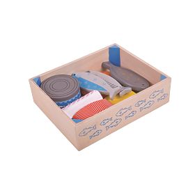 Bigjigs Toys Wooden Seafood in a Box, Bigjigs Toys