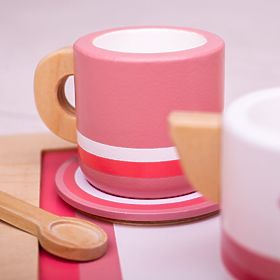 Bigjigs Toys Wooden Tea Set Pink