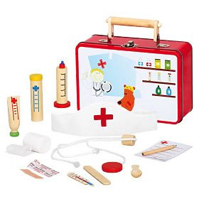 Bino Wooden Toys Veterinarian Kit