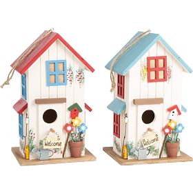 Birdhouse - colorful decorative bird feeder