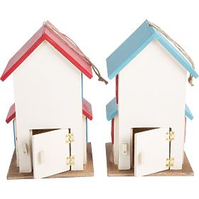 Birdhouse - colorful decorative bird feeder