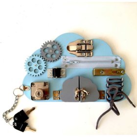Activity board - Cloud - blue, ABAM