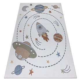 BONO 8288 Carpet Space, Planets Cream / Anthracite