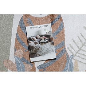 BONO 8426 Jungle Carpet, Wild Animals Cream / Dark Gold, F.H.Kabis