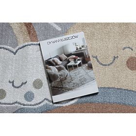 BONO 8437 Carpet Clouds, Sky, Light Gray / Cream, F.H.Kabis