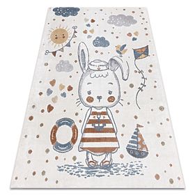 BONO 8441 Rug Sailor Bunny Cream / Blue