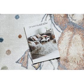 BONO 9614 Carpet Bear, Balloons Cream / Light Gray