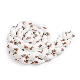 Braided Bumper - Teddy Bear