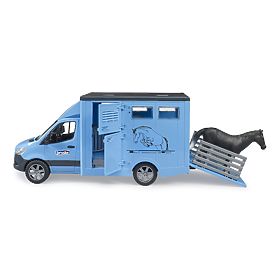 Bruder Animal Transport Vehicle MB Sprinter with Horse Figure