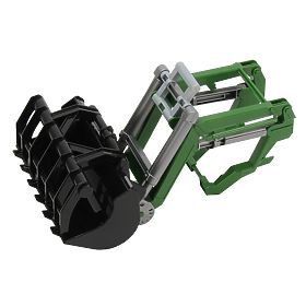 Bruder Front Loader for John Deere 6920 Tractors Green