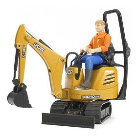 Bruder LAND ROVER + Trailer, JCB Micro Excavator, Bruder