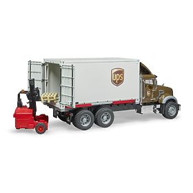 Bruder Mack UPS Truck with Forklift