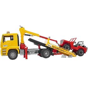 Bruder MAN Tow Truck and Jeep