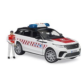 Bruder Rescue Medical Vehicle Range Rover Velar with Driver