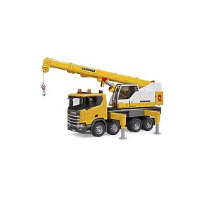 Bruder Scania Truck with Liebherr Crane, Bruder