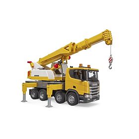 Bruder Scania Truck with Liebherr Crane, Bruder