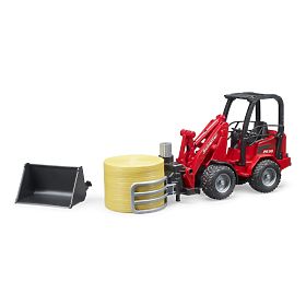 Bruder Schäffer Front Loader with Bale Grabber, Bruder