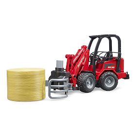 Bruder Schäffer Front Loader with Bale Grabber, Bruder