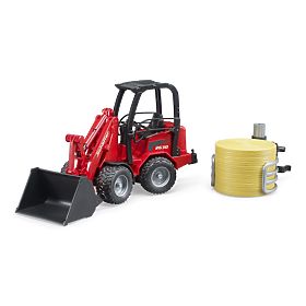 Bruder Schäffer Front Loader with Bale Grabber, Bruder