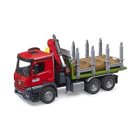 Bruder Timber Transporter with Hydraulic Arm MB Arocs