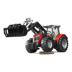 Bruder Tractor MASSEY FERGUSON 7624 with Front Loader, Bruder