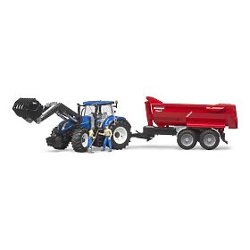 Bruder Tractor NEW HOLLAND T7.315 with Front Loader