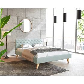 Upholstered Bed Kalifornia 140 x 200 cm - Mint