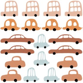 Set of wall stickers - Cars