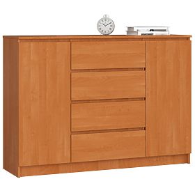 CHEST OF DRAWERS K140 2D 4SZ CLP ALDER