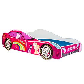 Children's Bed Car Pink Car 140x70