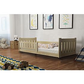 Children's Bed Tom - Natural, Low, BANABY