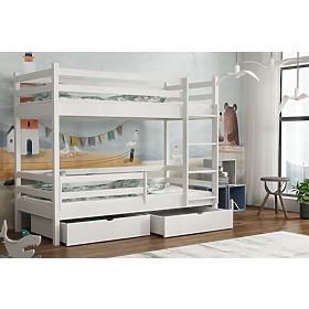 Children's Bunk Bed Eliška - White