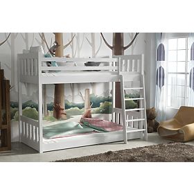 Children's Bunk Bed Szymon - White