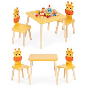 Children's Furniture Set Table + 2 Chairs Giraffe ECOTOYS, EcoToys
