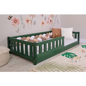 Children's Low Bed Montessori Ourbaby Meadow - Green, Ourbaby®