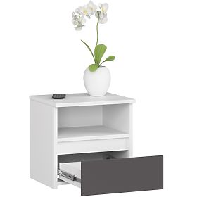 CL1 PK WHITE / GRAPHITE GRAY DRESSER