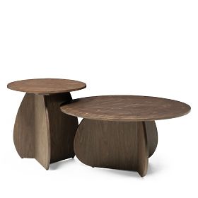 Coffee Table Noku 80 cm, Dark Walnut
