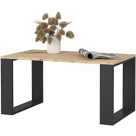 COFFEE TABLE NOX OAK ARTISAN / BLACK