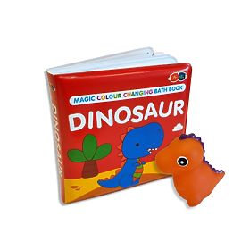 Color-Changing Book Set with Toy - Dinosaur