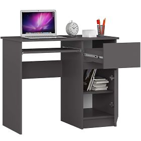 COMPUTER DESK PIKSEL PK GREY - RIGHT