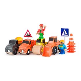 Construction Vehicles with Drivers