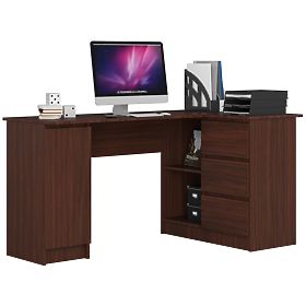 CORNER DESK B20 CLP RIGHT-SIDED WENGE