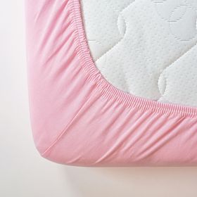 Cotton bed sheet 140x70 cm - pink