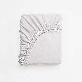 Cotton Fitted Sheet 200x80 cm - White
